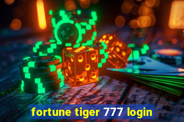 fortune tiger 777 login